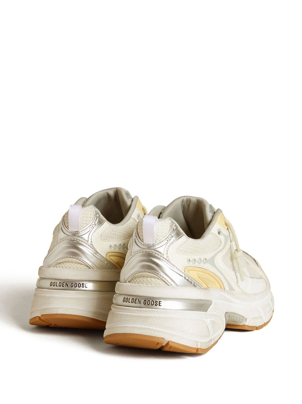 GOLDEN GOOSE Sneakers 'Lightstar' bianche e gialle