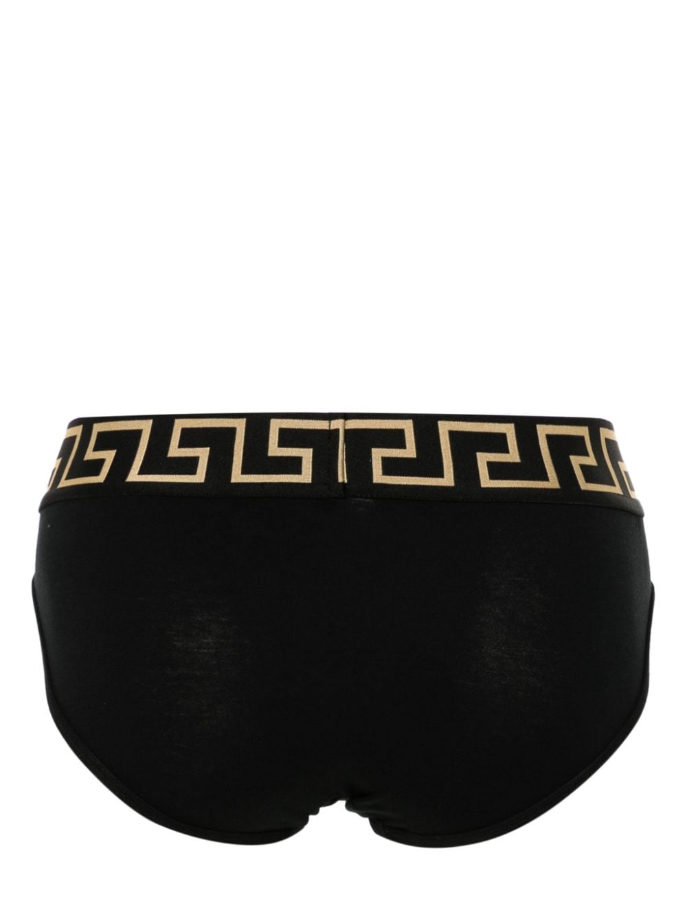 VERSACE Boxer in cotone stretch con motivo greca