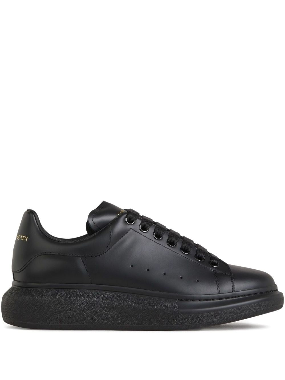 ALEXANDER McQUEEN Sneakers nere in pelle