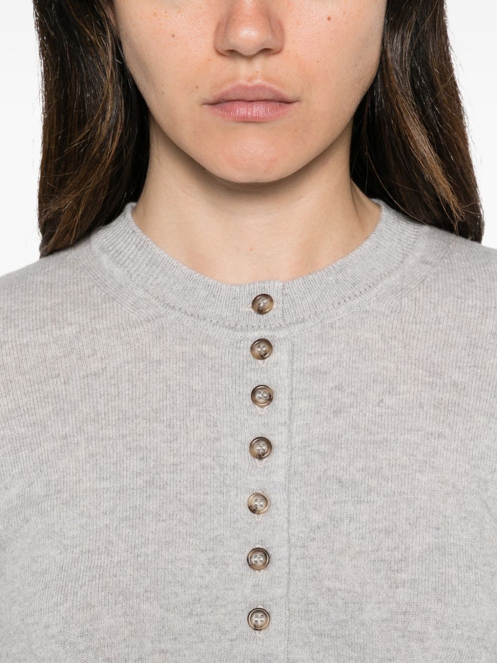 ALPHA STUDIO Cardigan con bottoni grigio