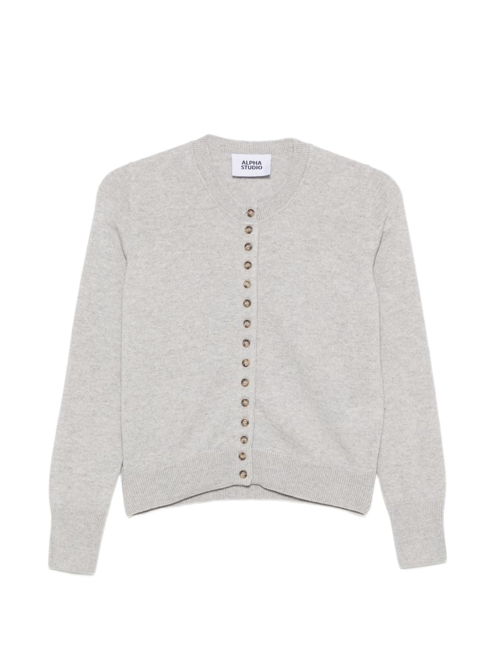 ALPHA STUDIO Cardigan con bottoni grigio