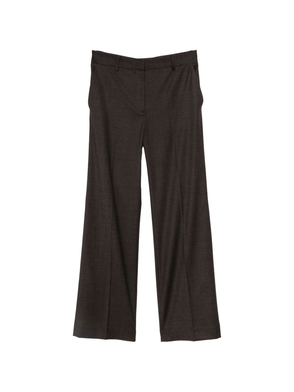 ANTONELLI Pantaloni casual eleganti marroni in misto lana