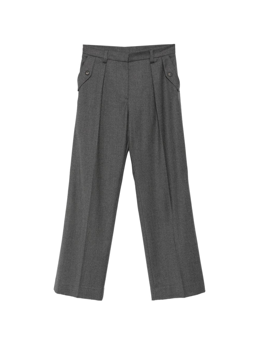 ANTONELLI Pantaloni casual eleganti marroni in misto lana