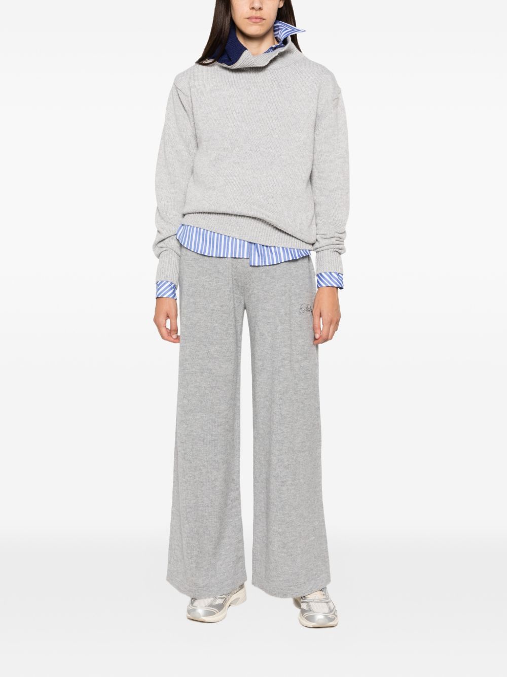 AUTRY Pantaloni sportivi in lana con coulisse in vita
