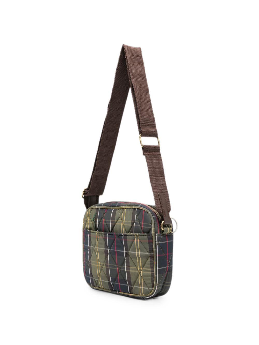 BARBOUR Borsa a tracolla trapuntata in Classic Tartan