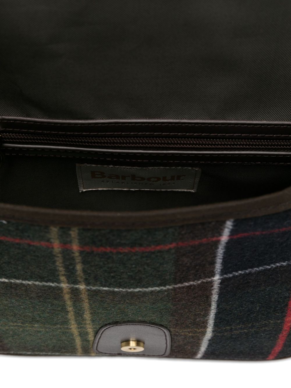 BARBOUR Borsa a tracolla Barbour Cromarty in tartan classico