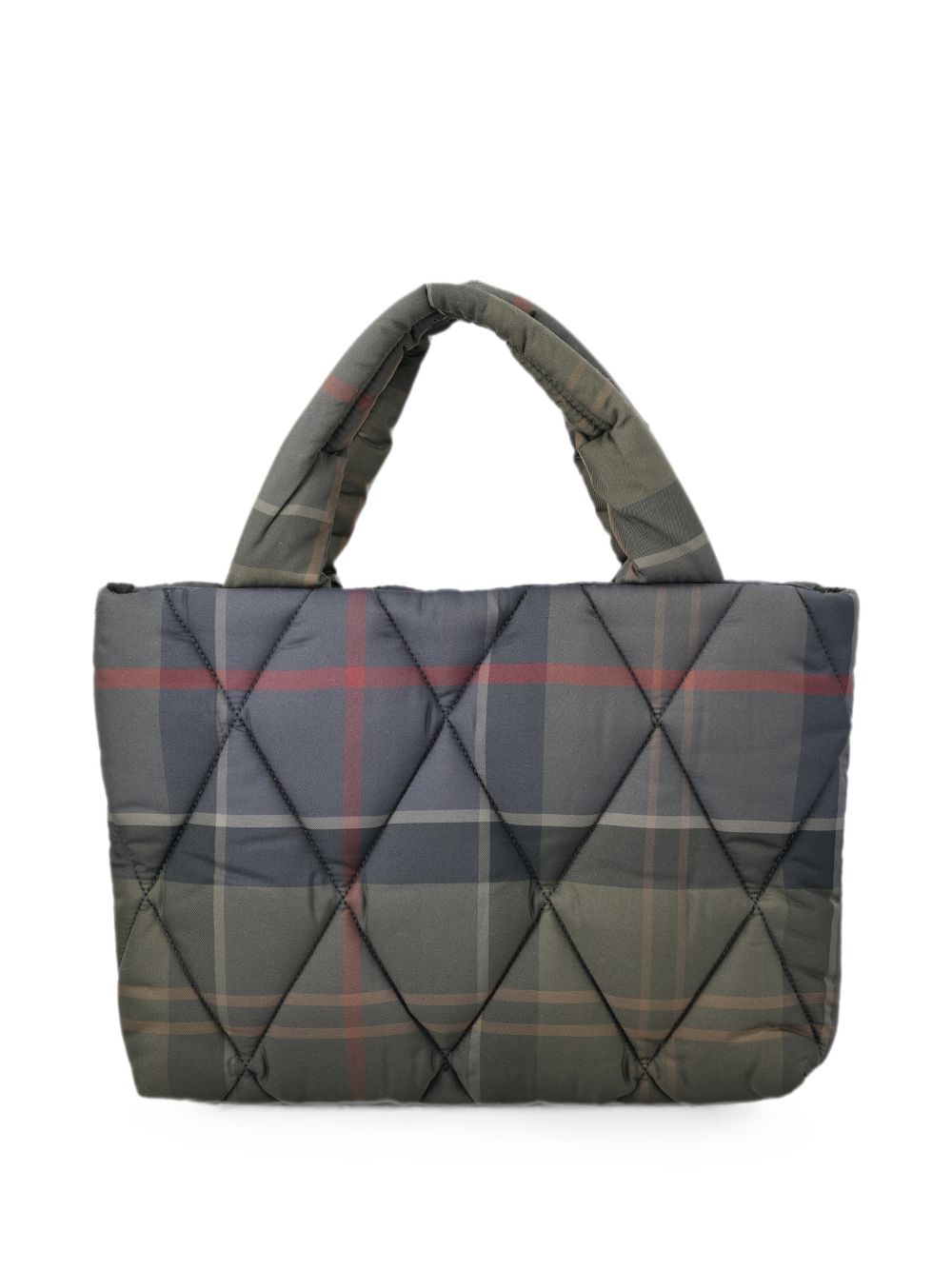 BARBOUR Borsa trapuntata Barbour con stampa tartan