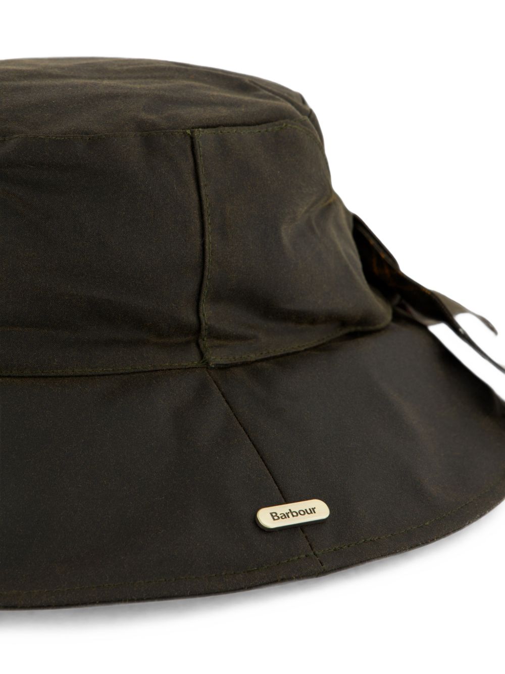 BARBOUR Cappello Brambling Wax verde oliva