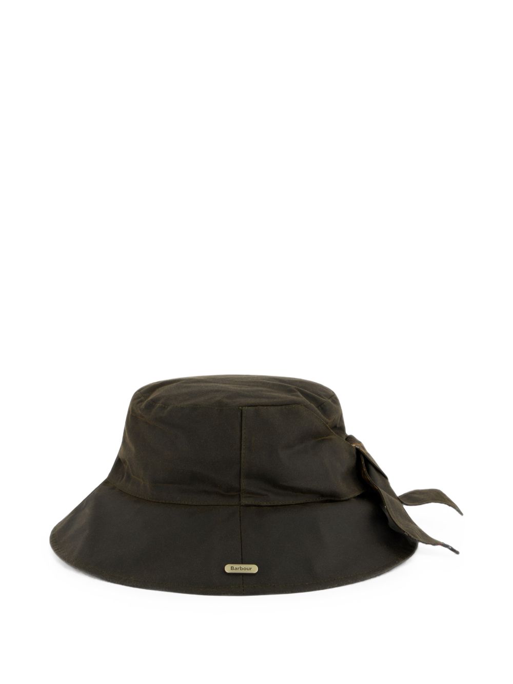 BARBOUR Cappello Brambling Wax verde oliva