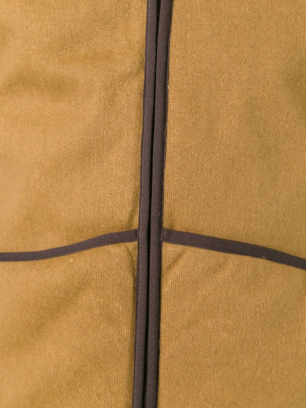 BARBOUR Gilet marrone con tasche e fodera in eco-pelliccia