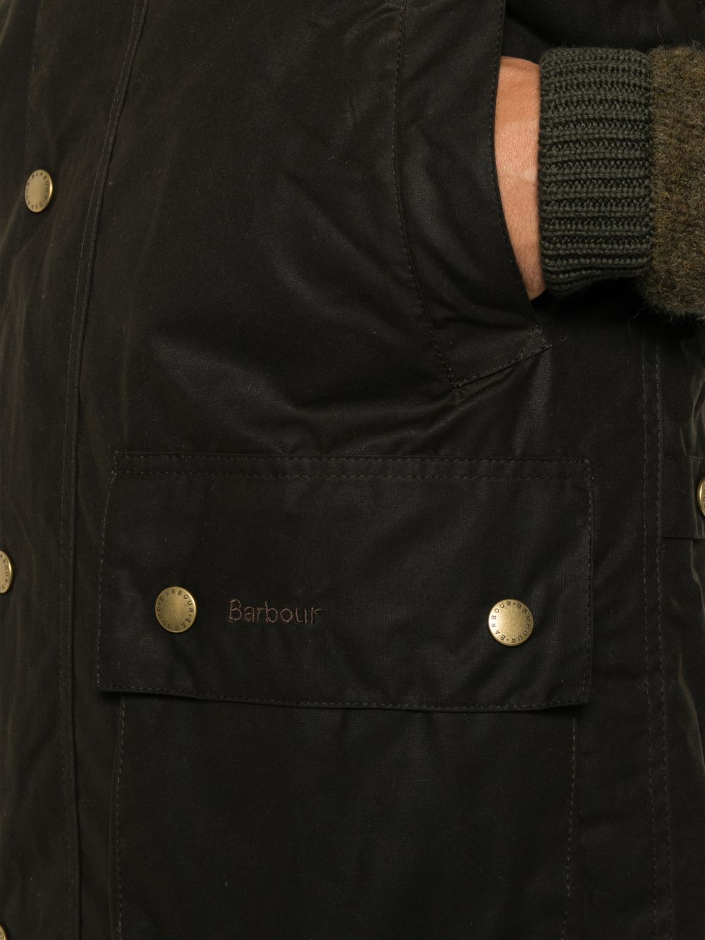 BARBOUR Gilet Westmorland cerato verde oliva