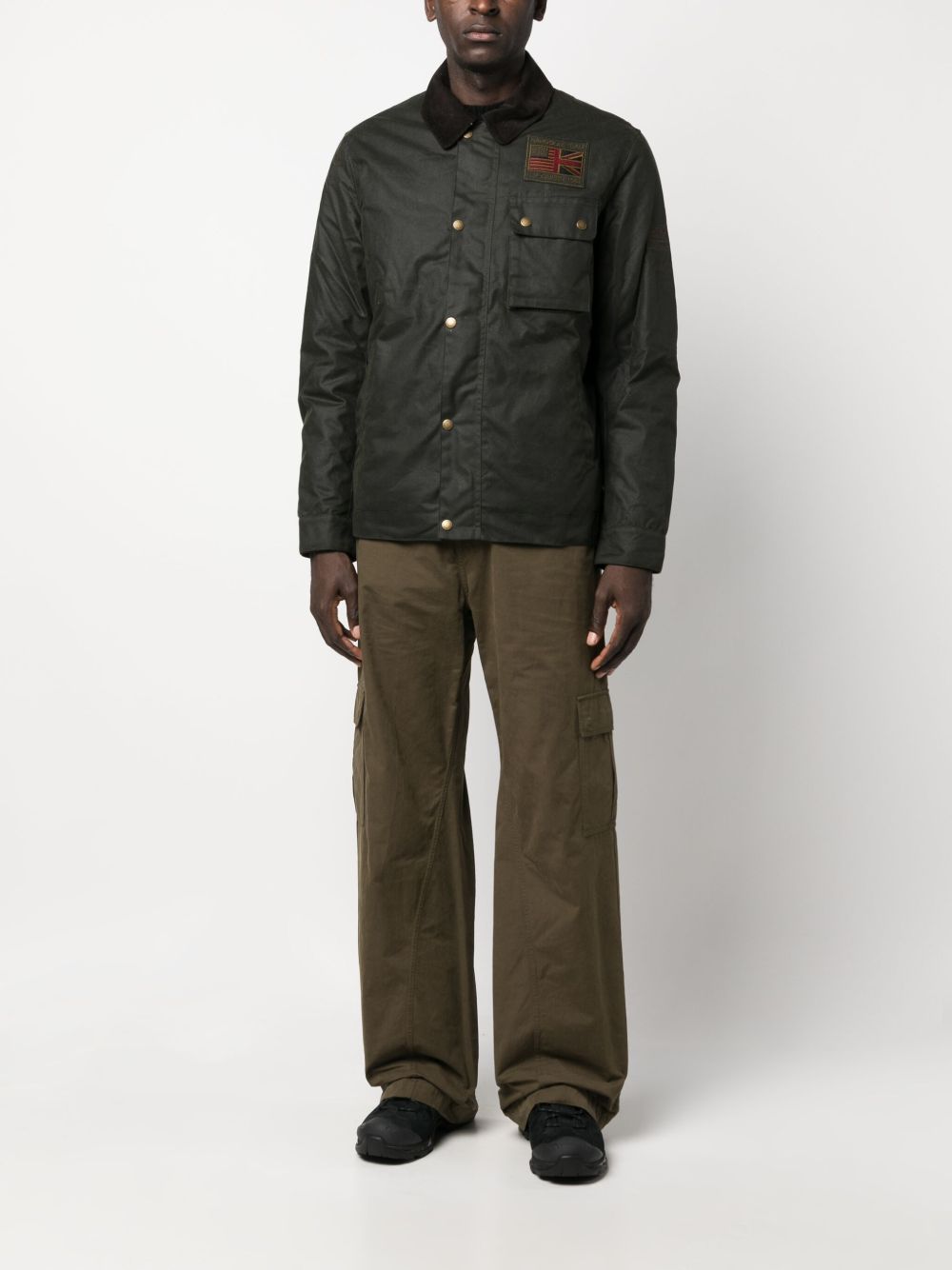 BARBOUR Giacca Workers Wax Steve McQueen in cotone cerato