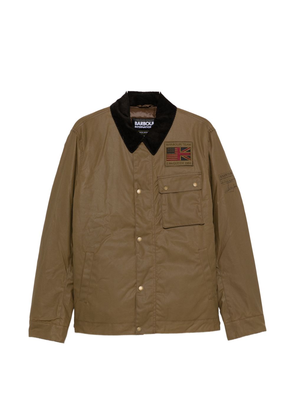 BARBOUR Giacca Workers Wax Steve McQueen in cotone cerato
