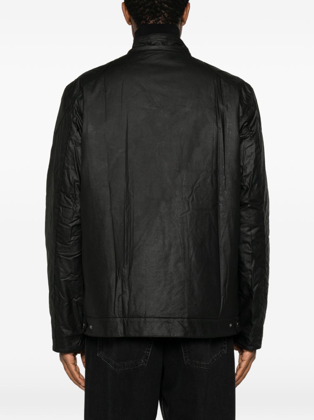 BARBOUR Giacca cerata invernale Merton nera
