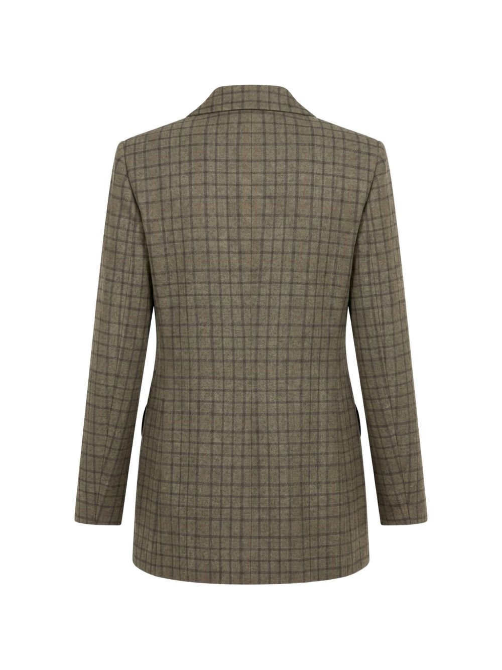 BLAZE Blazer Everyday doppiopetto in lana e cashmere verde mélange