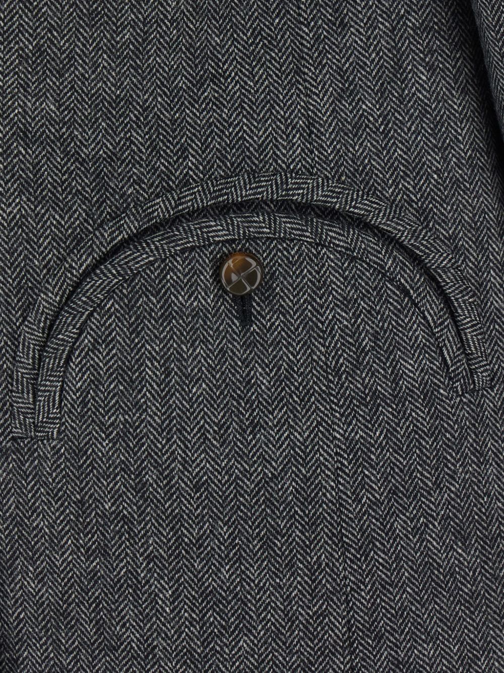BLAZE Blazer doppiopetto in misto lana spigata bianco e nero