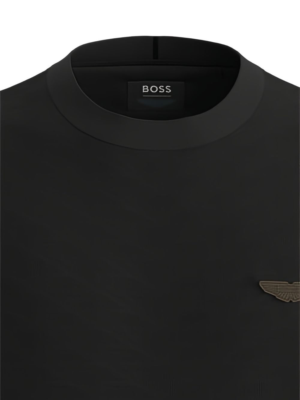 BOSS T-shirt Thompson nera in cotone