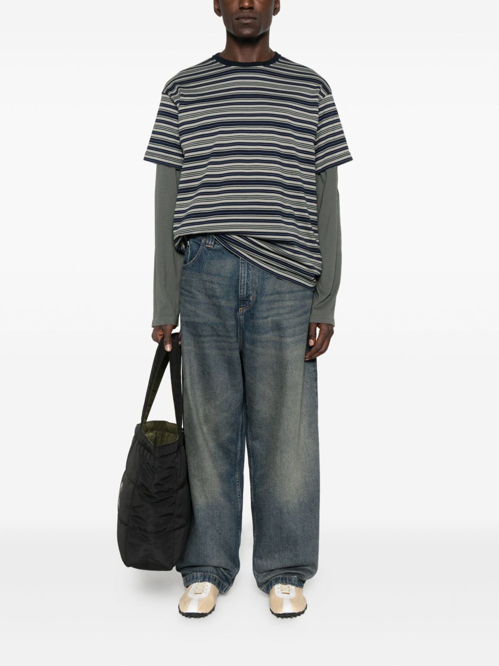 CARHARTT WIP Brandon Pant in denim dalla vestibilità ampia