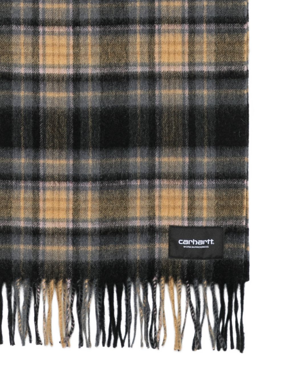 CARHARTT WIP Sciarpa a quadri con frange