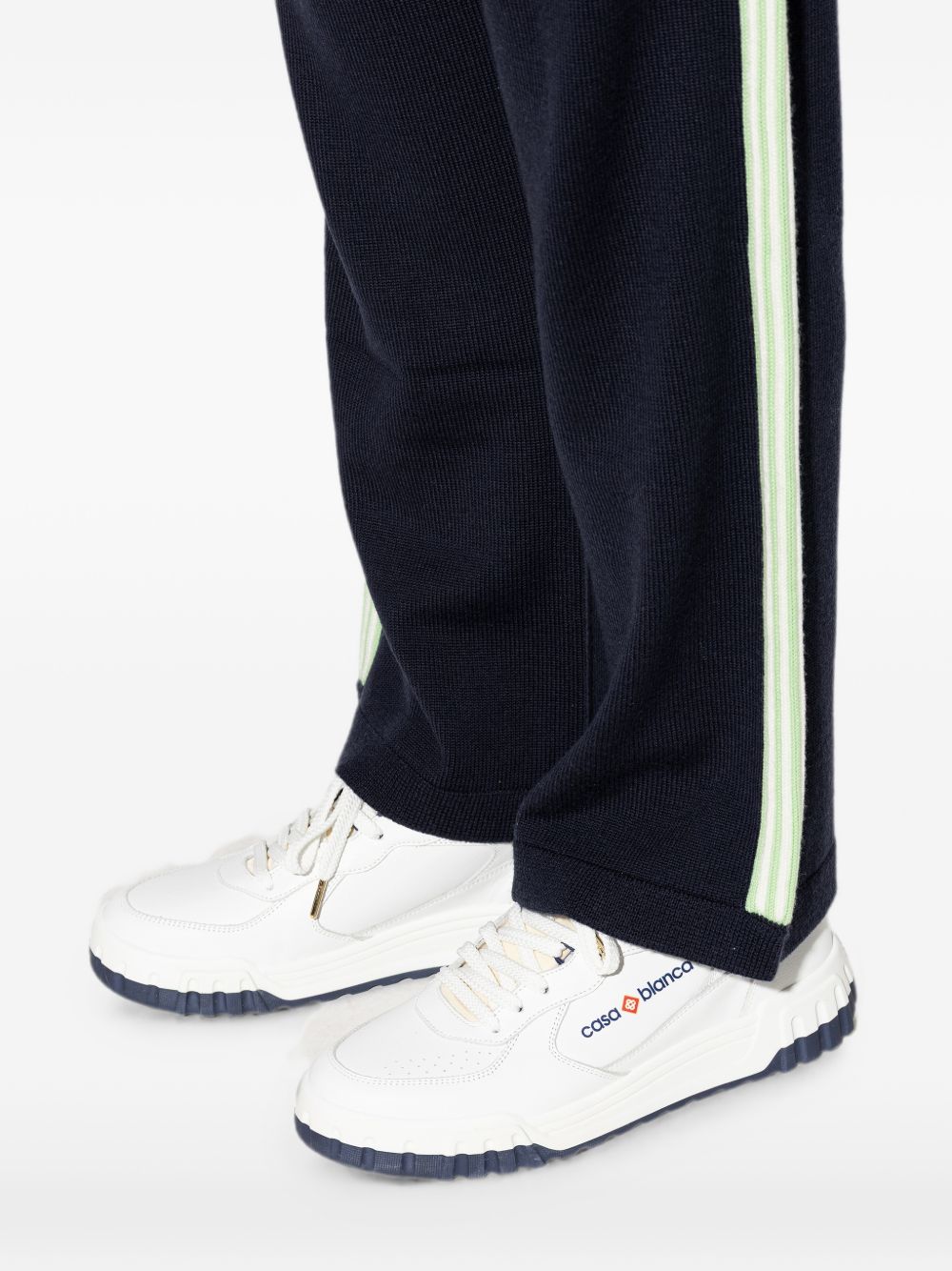 CASABLANCA Sneakers Court in pelle bianca