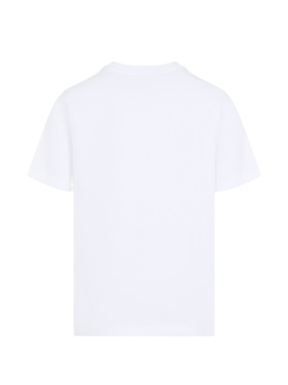 CASABLANCA T-shirt Stacked Logo in cotone bianco