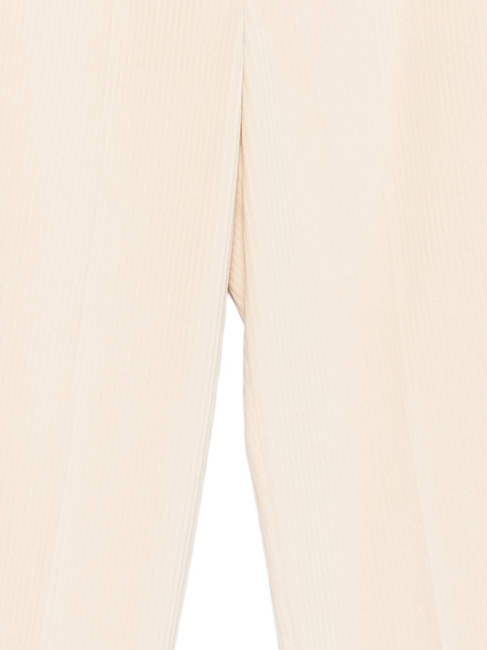 CIRCOLO 1901 Pantaloni cropped bianchi in velluto a coste