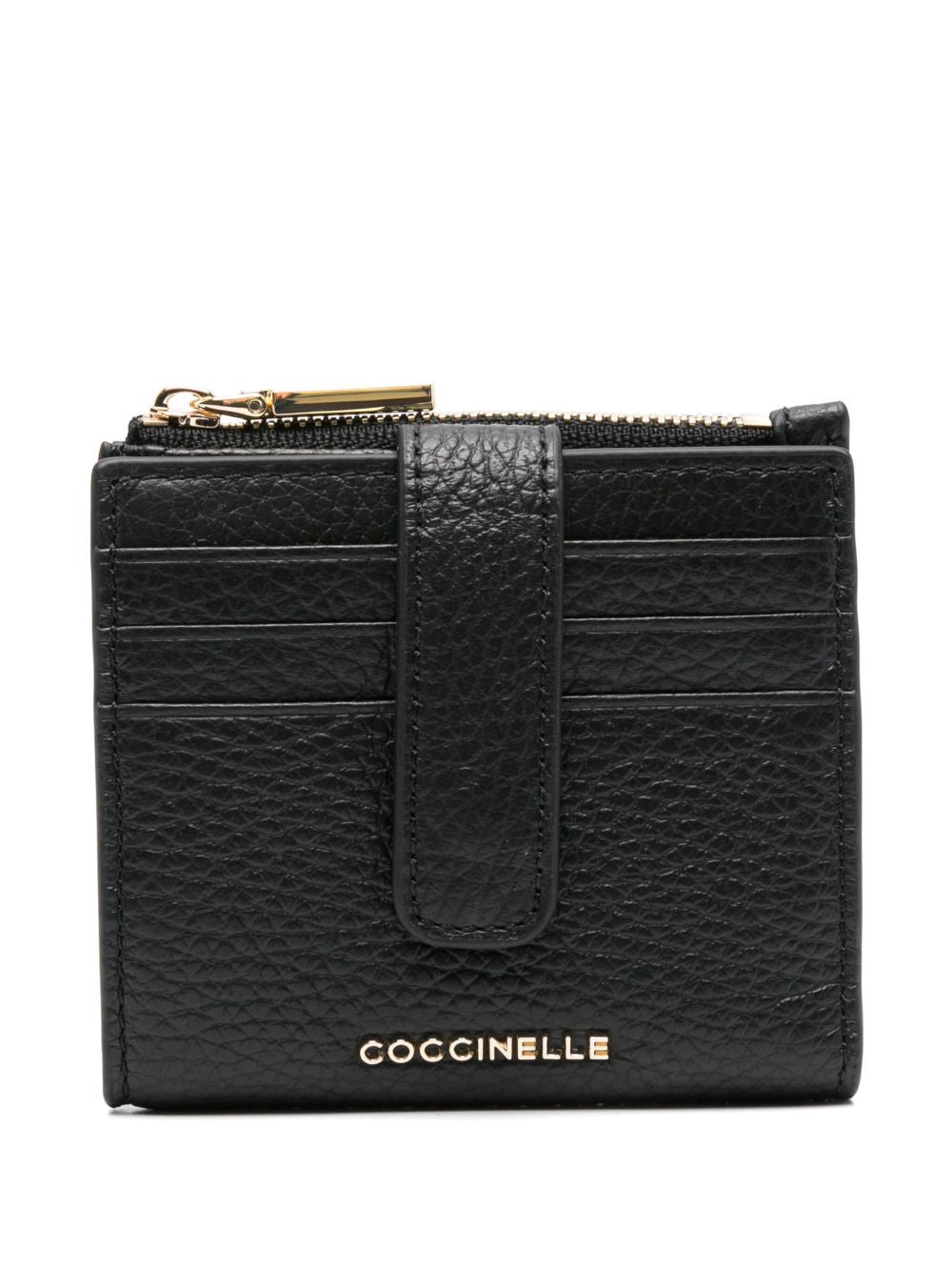COCCINELLE Portafoglio e portacarte in pelle con logo