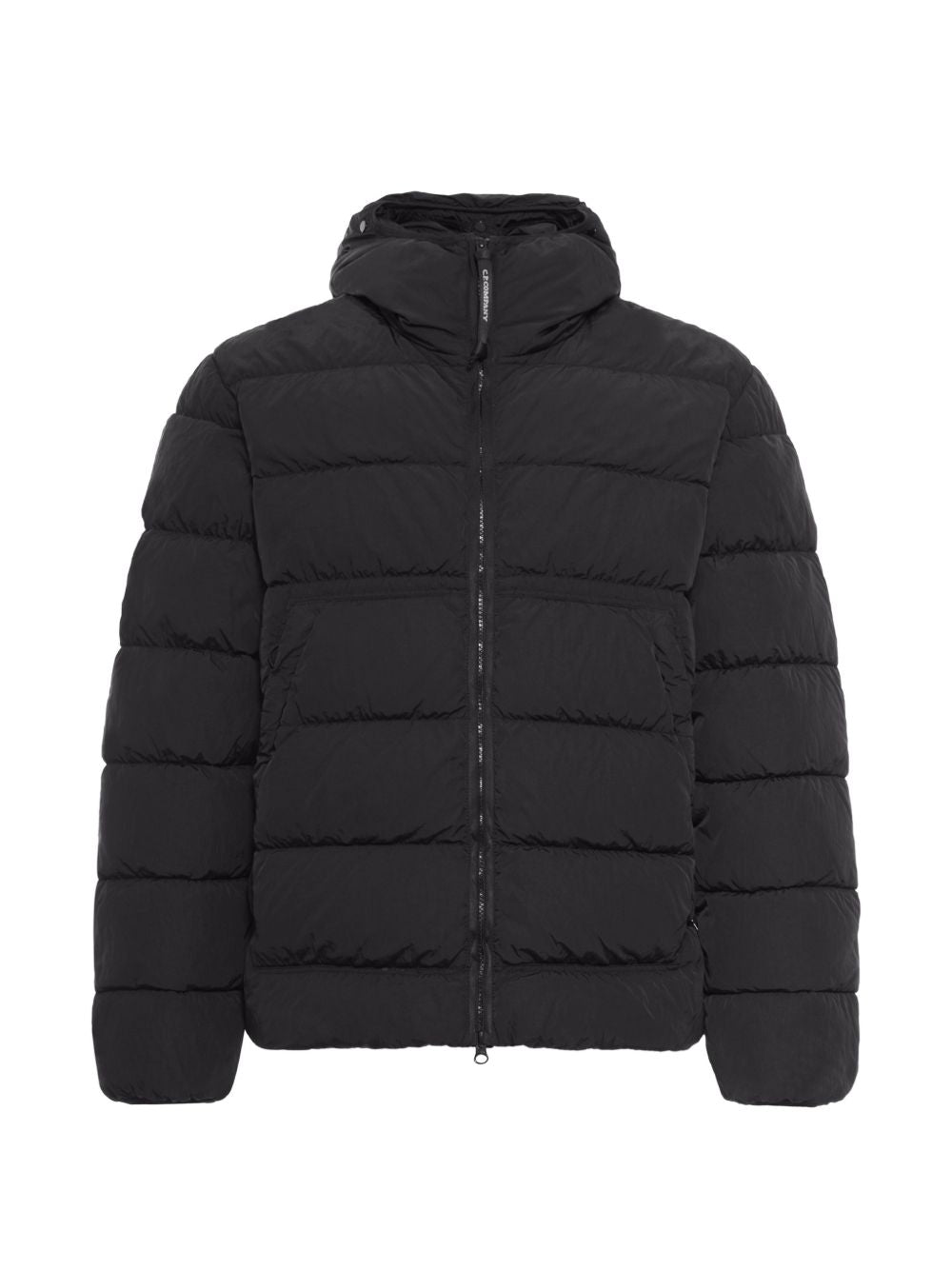 CP COMPANY Piumino corto con cappuccio nero