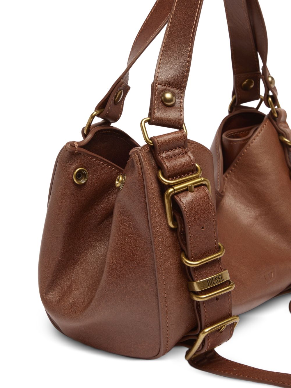 DIESEL Borsa marrone in simil-pelle