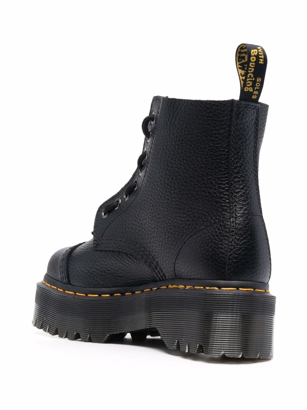 DR MARTENS Stivaletti anfibi Sinclair neri in pelle