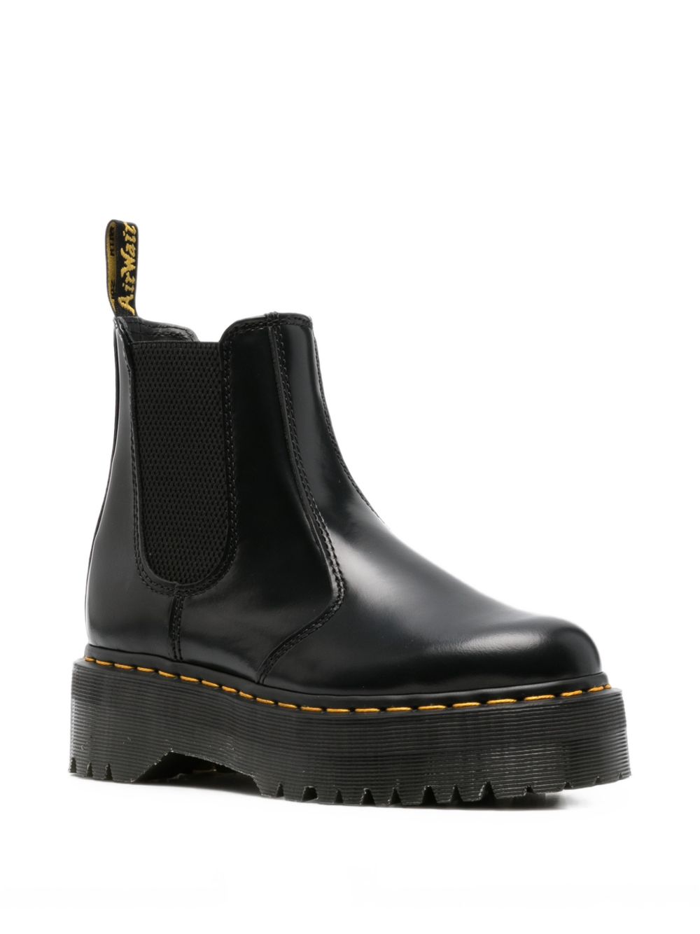 DR MARTENS Stivaletti Quad neri in pelle