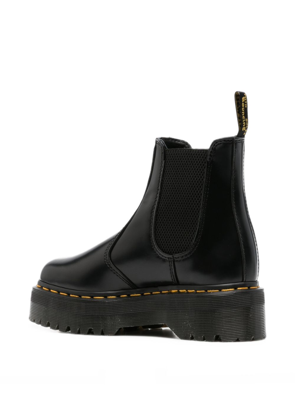 DR MARTENS Stivaletti Quad neri in pelle