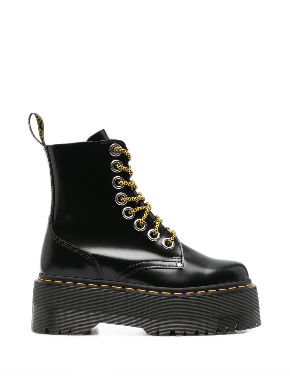 DR MARTENS Stivaletti anfibi Jadon Max neri in pelle