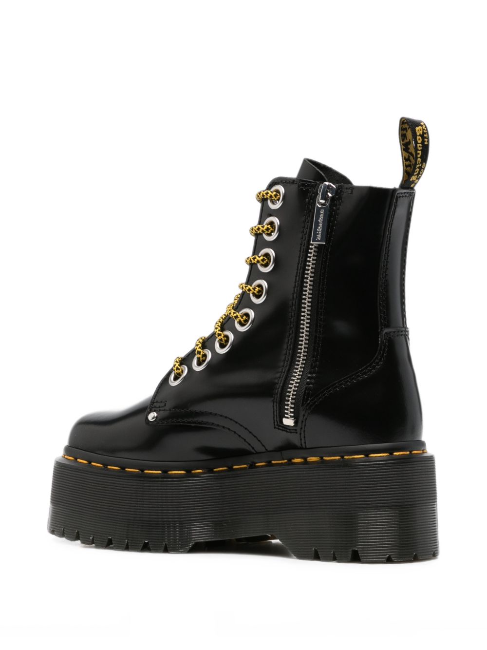 DR MARTENS Stivaletti anfibi Jadon Max neri in pelle