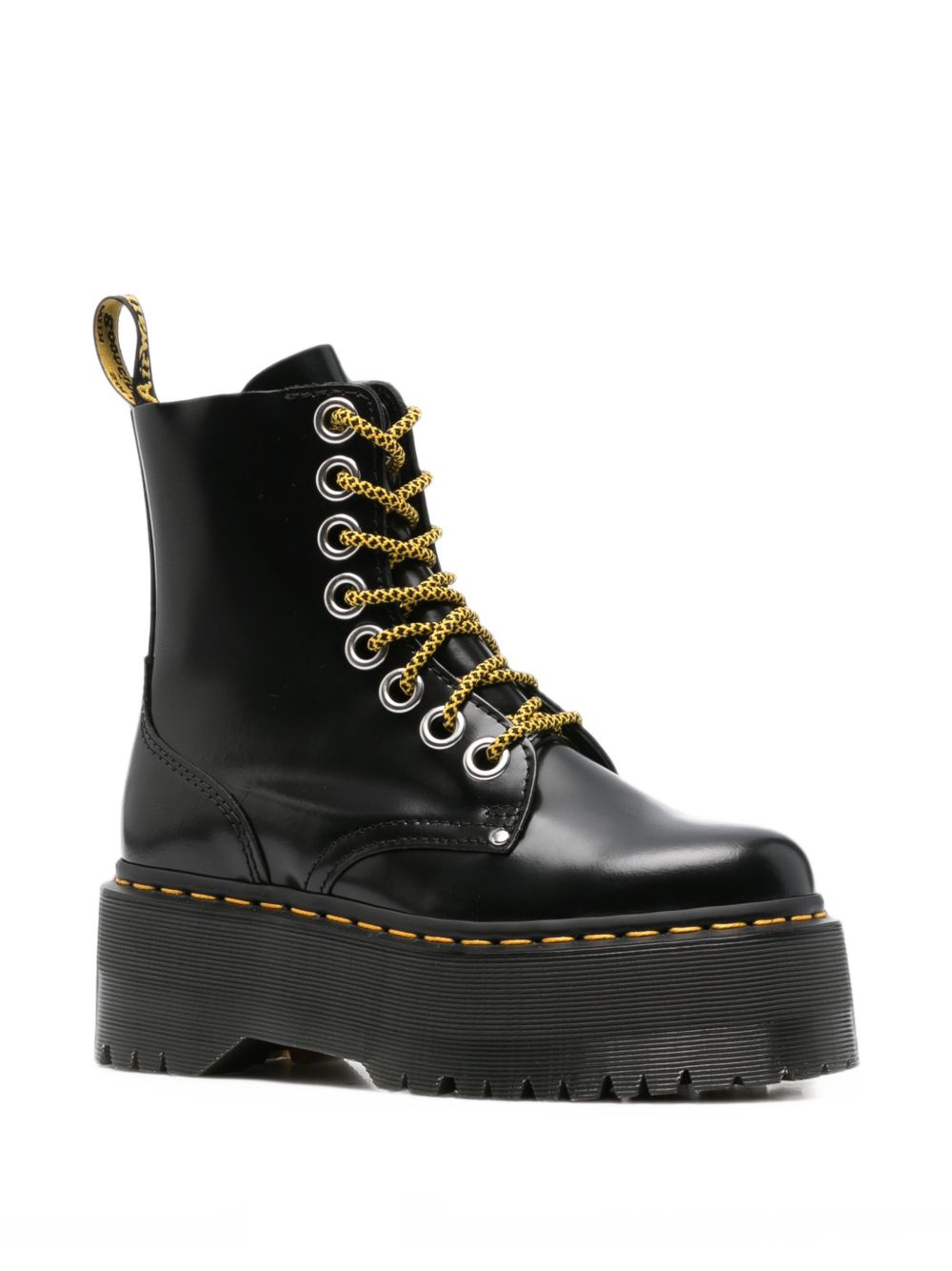 DR MARTENS Stivaletti anfibi Jadon Max neri in pelle