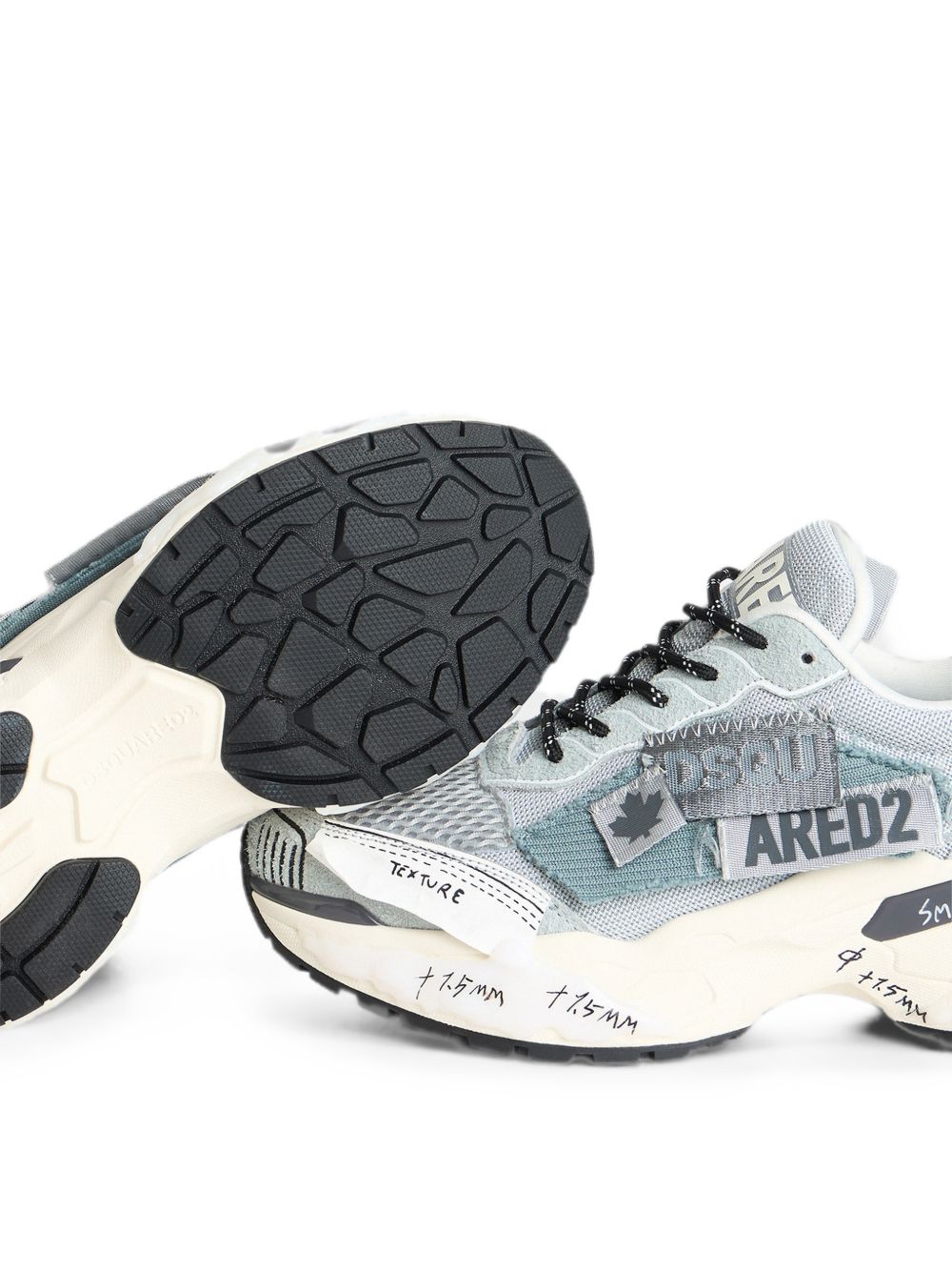DSQUARED2 Sneakers Faster Grigie