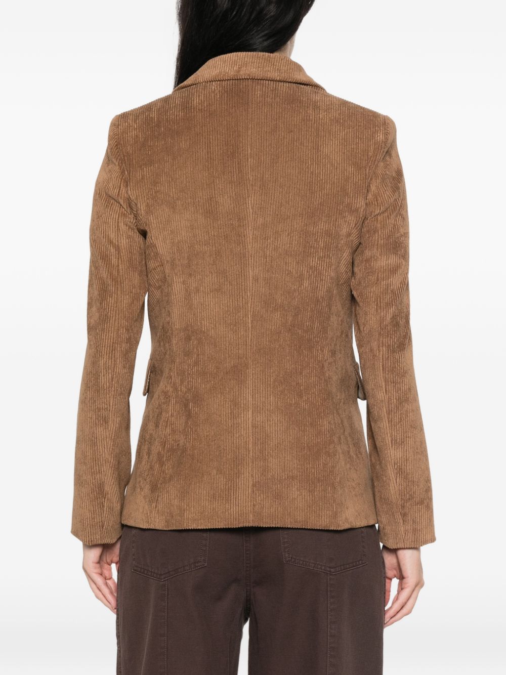 EMME Blazer effetto suede marrone