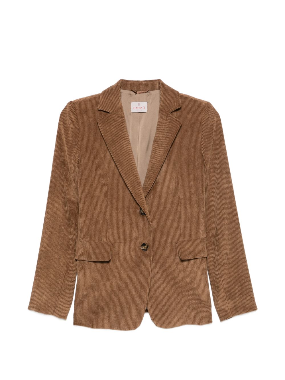 EMME Blazer effetto suede marrone