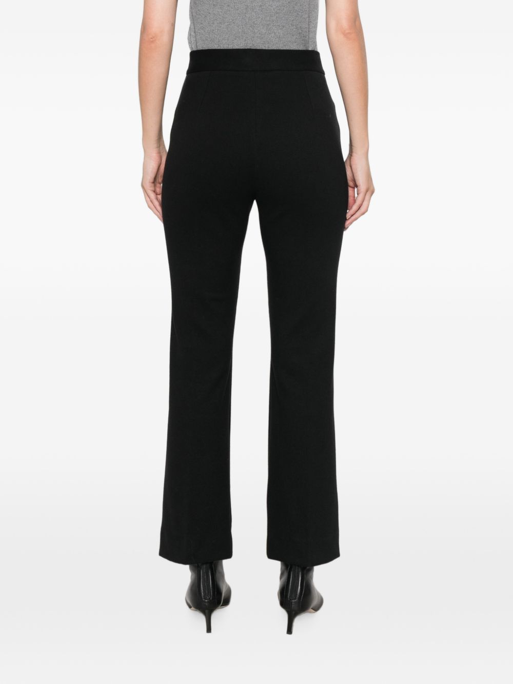 EMME Pantaloni neri Zamia elasticizzati
