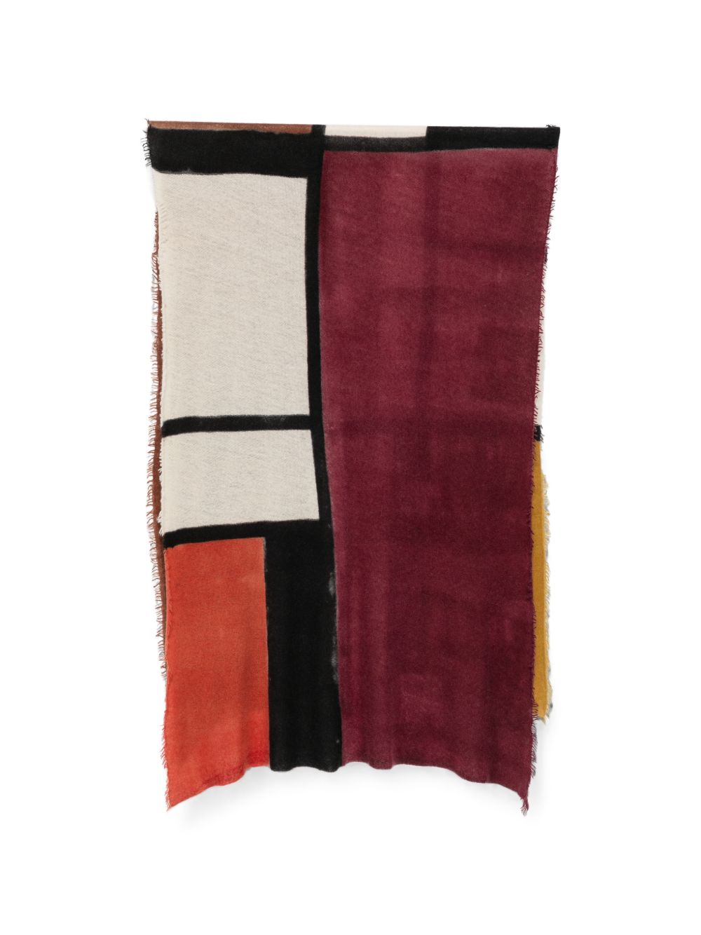 FALIERO SARTI Sciarpa Ada in cashmere con design geometrico