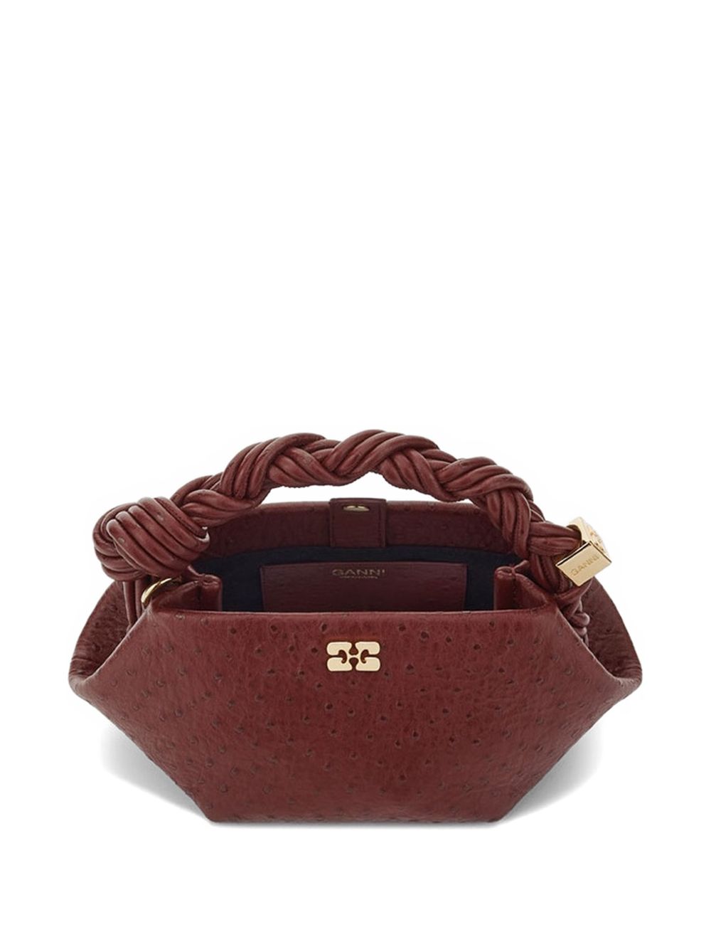 GANNI Borsa Mini Bou bordeaux