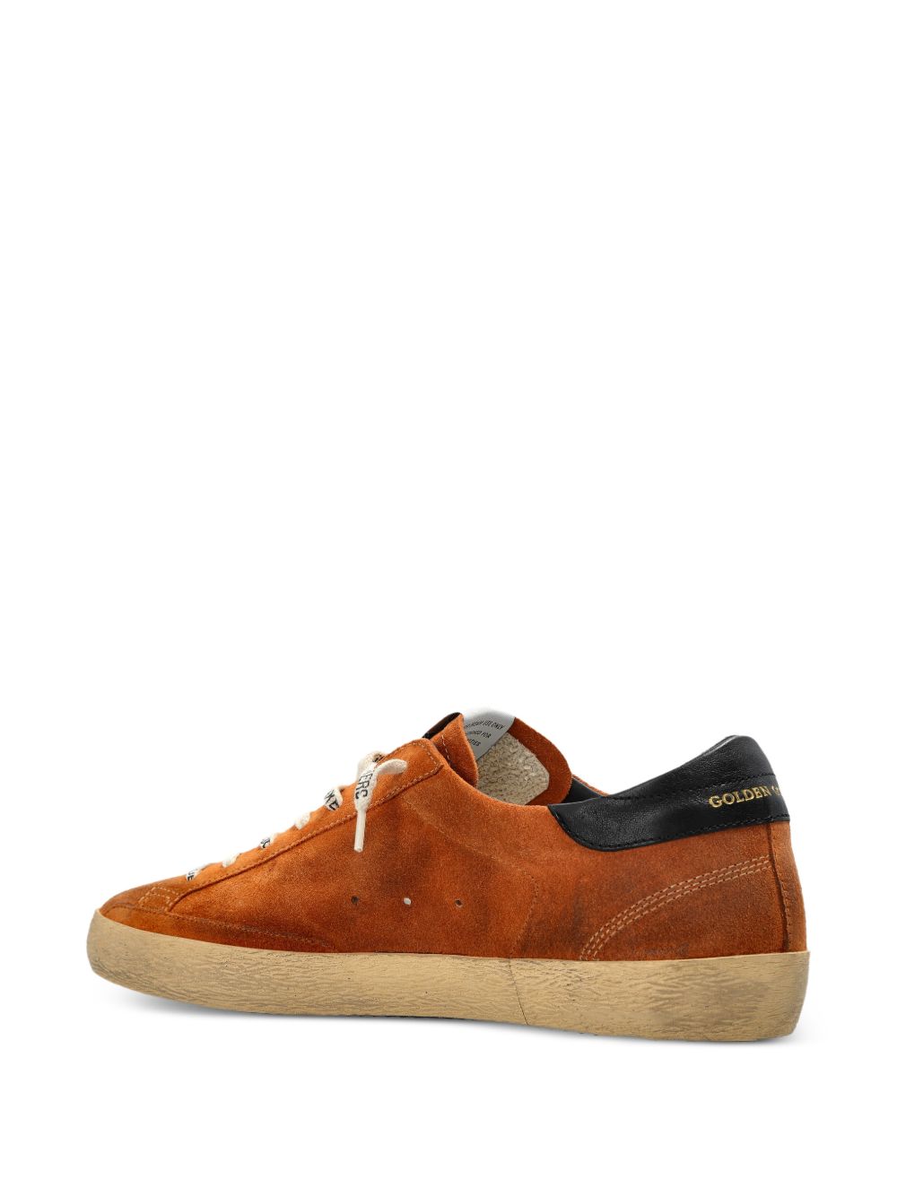 GOLDEN GOOSE Sneakers Superstar in pelle scamosciata marrone effetto vissuto