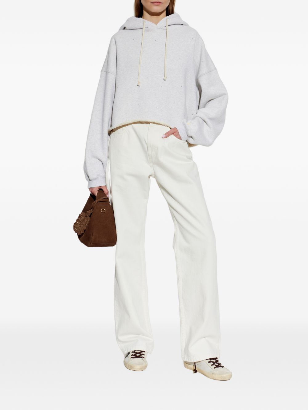GOLDEN GOOSE Sneakers Super-Star in pelle con stella animalier