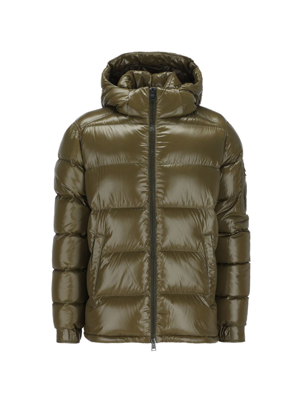 HERNO Piumino Corto Verde Militare