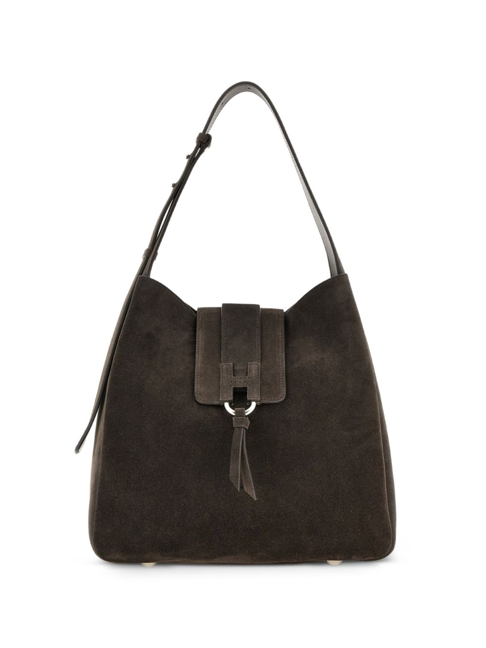 HOGAN Borsa UGM in suede marrone scuro