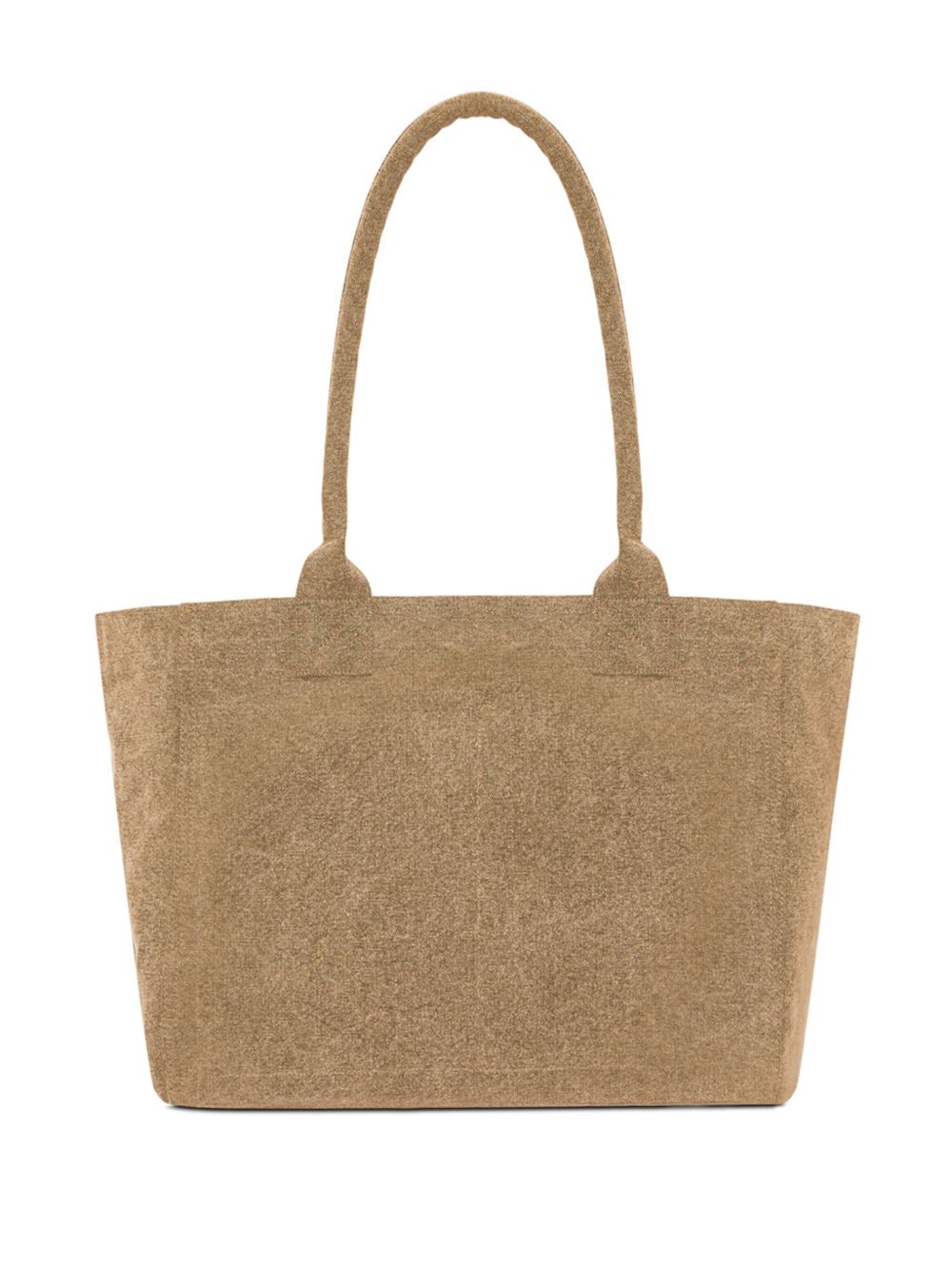 ISABEL MARANT Isabel Marant Yenky tote bag in cotone lavato verde kaki