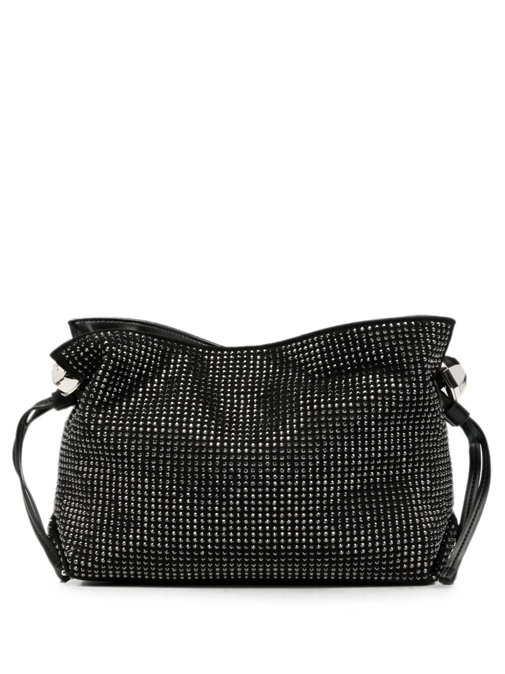 LIUJO Borsa a spalla nera in simil-pelle trapuntata<BR/>