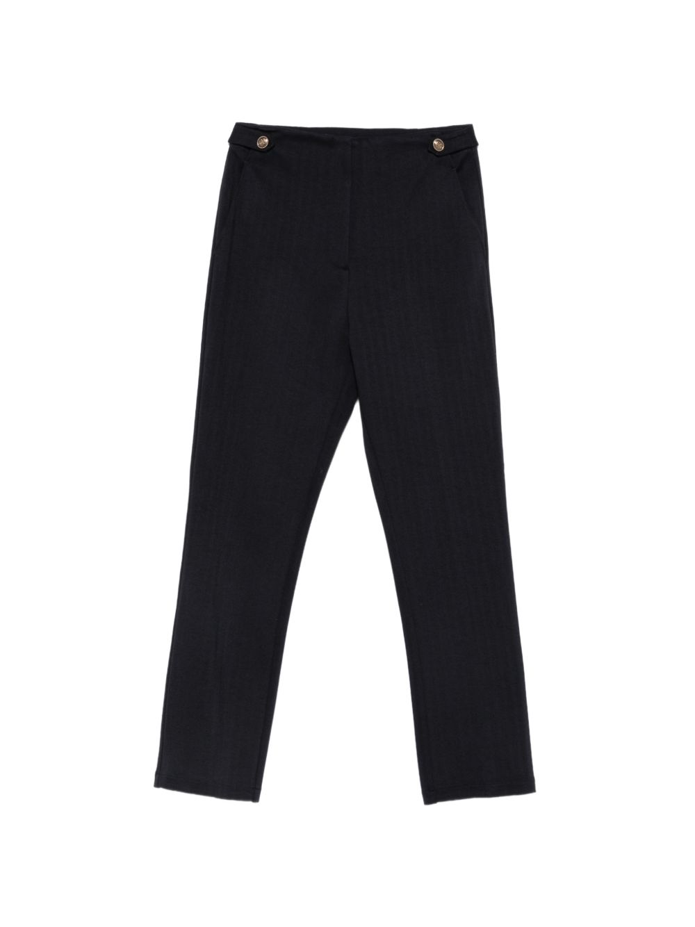 LIUJO Pantaloni neri dal fit casual elegante