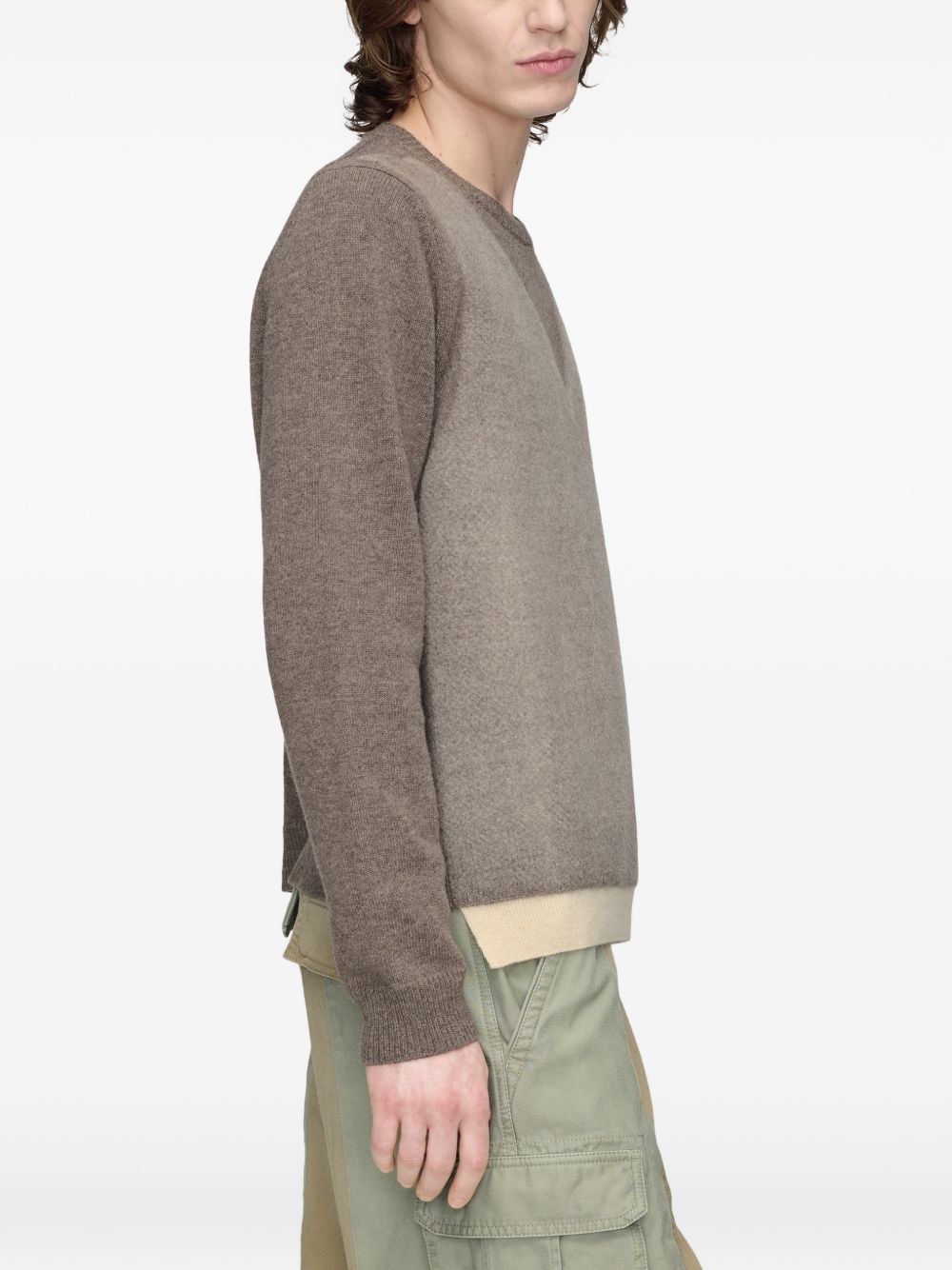 MAISON MARGIELA Maglione Fused Knit con effetto trompe-l'œil