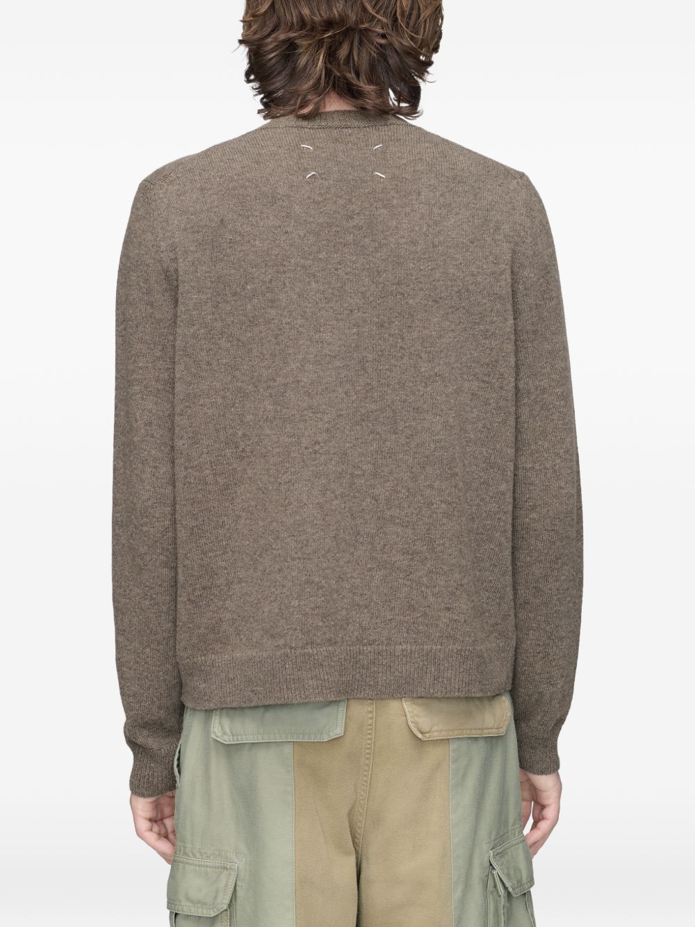 MAISON MARGIELA Maglione Fused Knit con effetto trompe-l'œil
